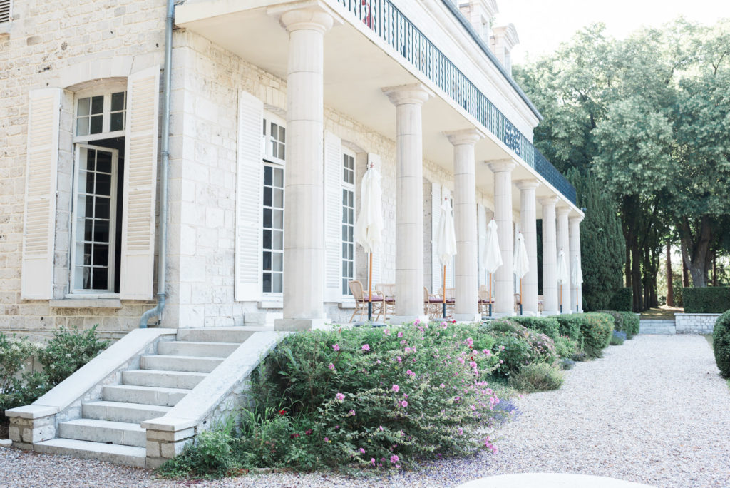 Escalier accès terrasse Domaine du Chesney Christophe Lefebvre Photographe